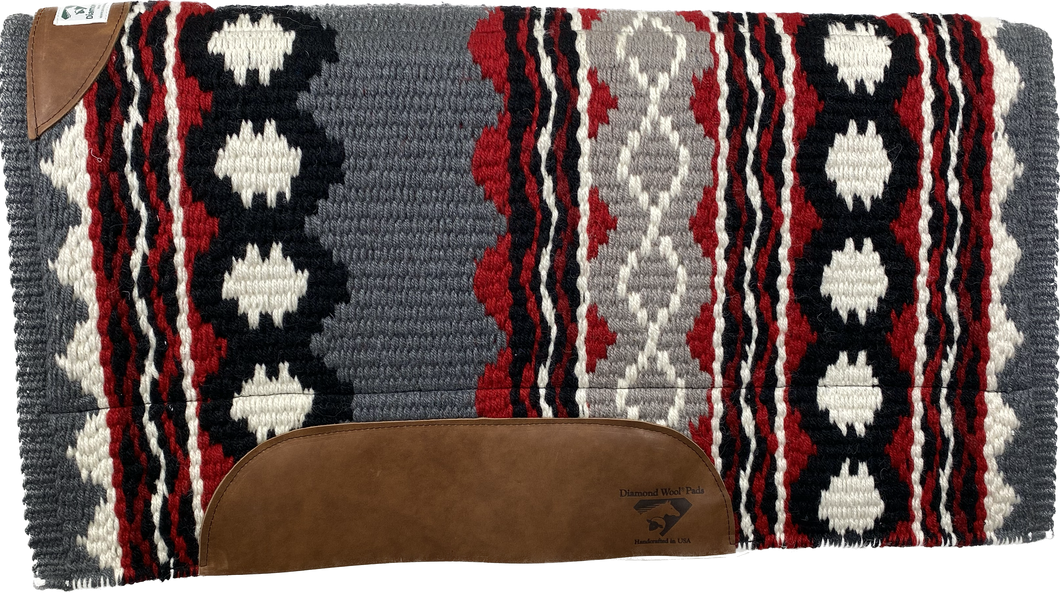 Wool Show Blankets with Wear Leathers