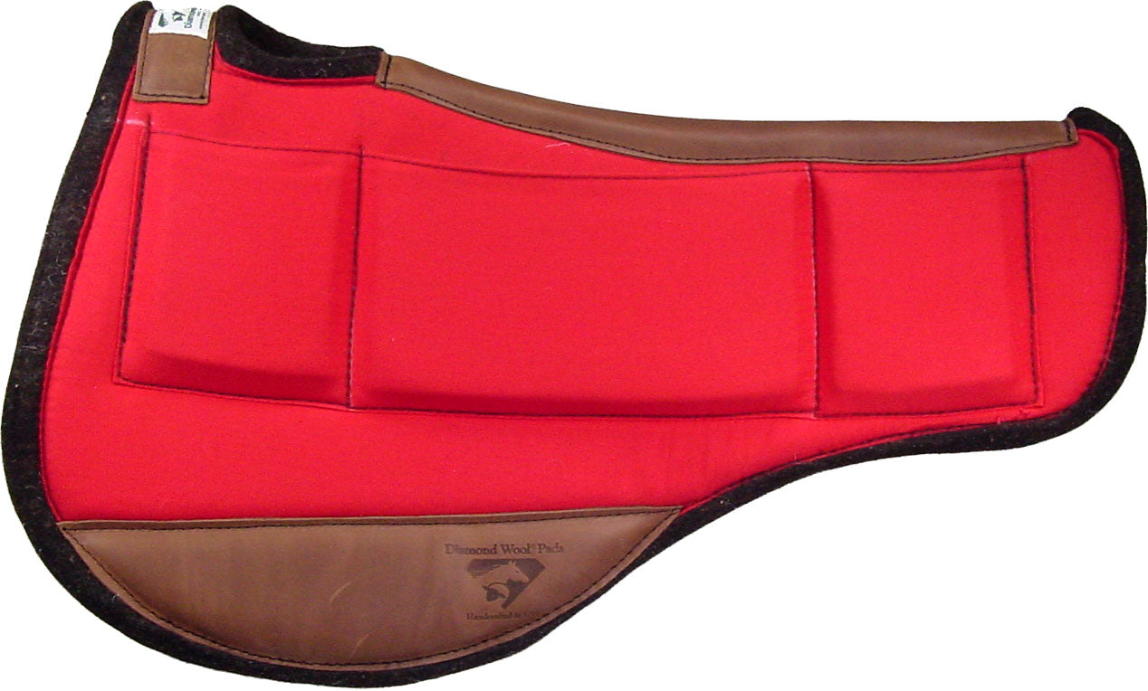 Diamond Wool Endurance Contoured Felt Saddle Pad - The Stagecoach West