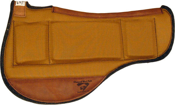 Diamond wool sales saddle pad